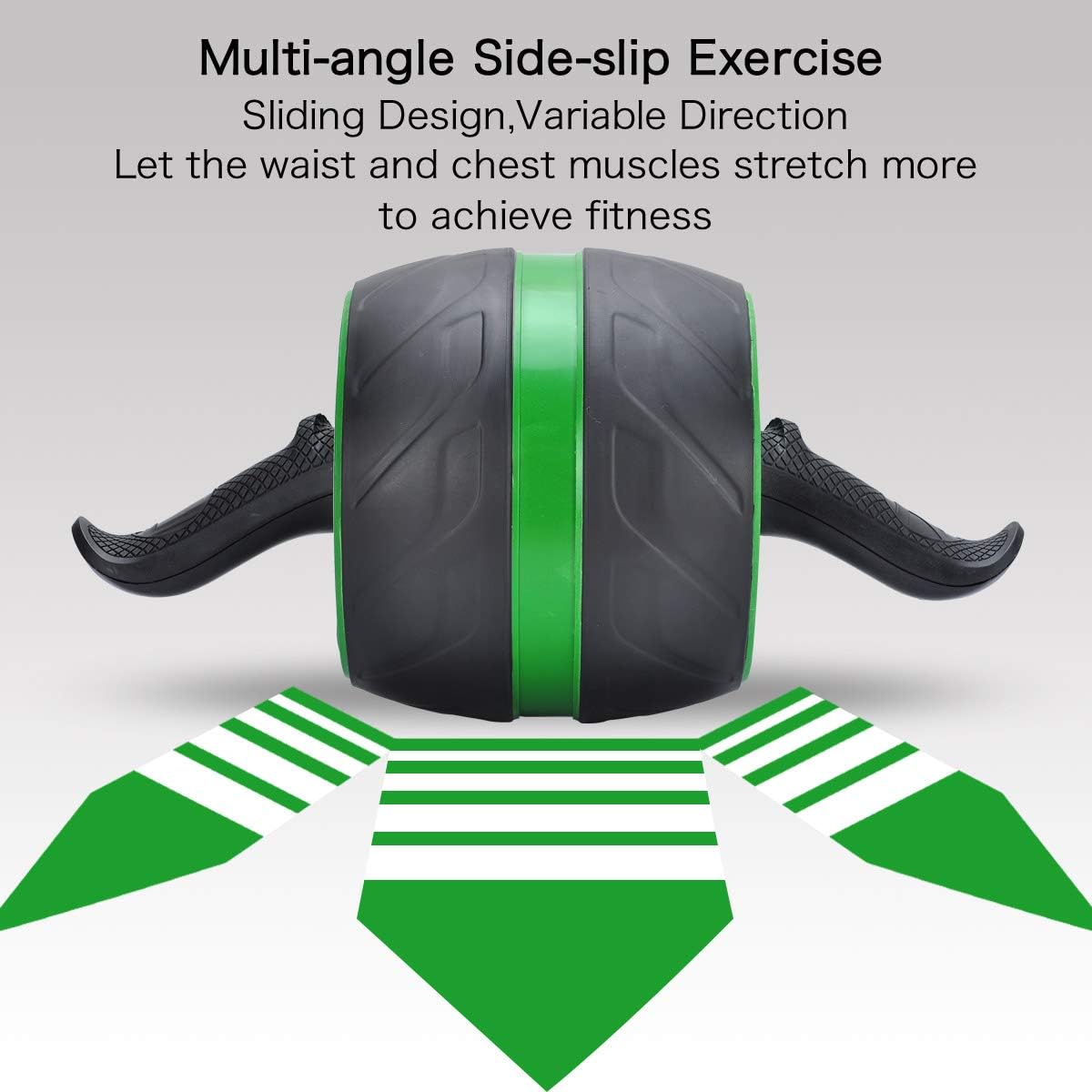 Core workout roller with knee mat, effective for fitness. Core workout roller with knee mat, effective for fitness.